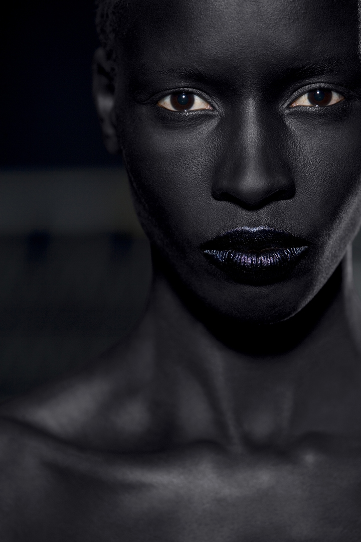 Nicola Vallotto fashion photography milan man editorial black model Kult aline diatta beauty