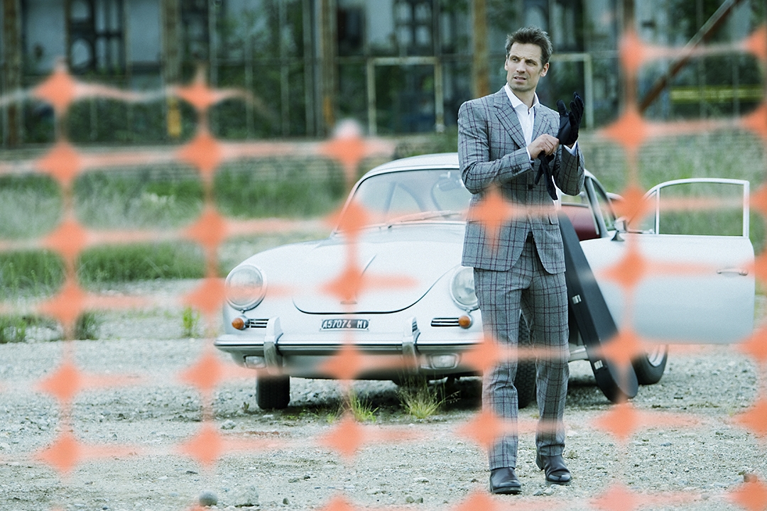 Nicola Vallotto fashion photography milan man editorial Playboy Russia Porsche vintage