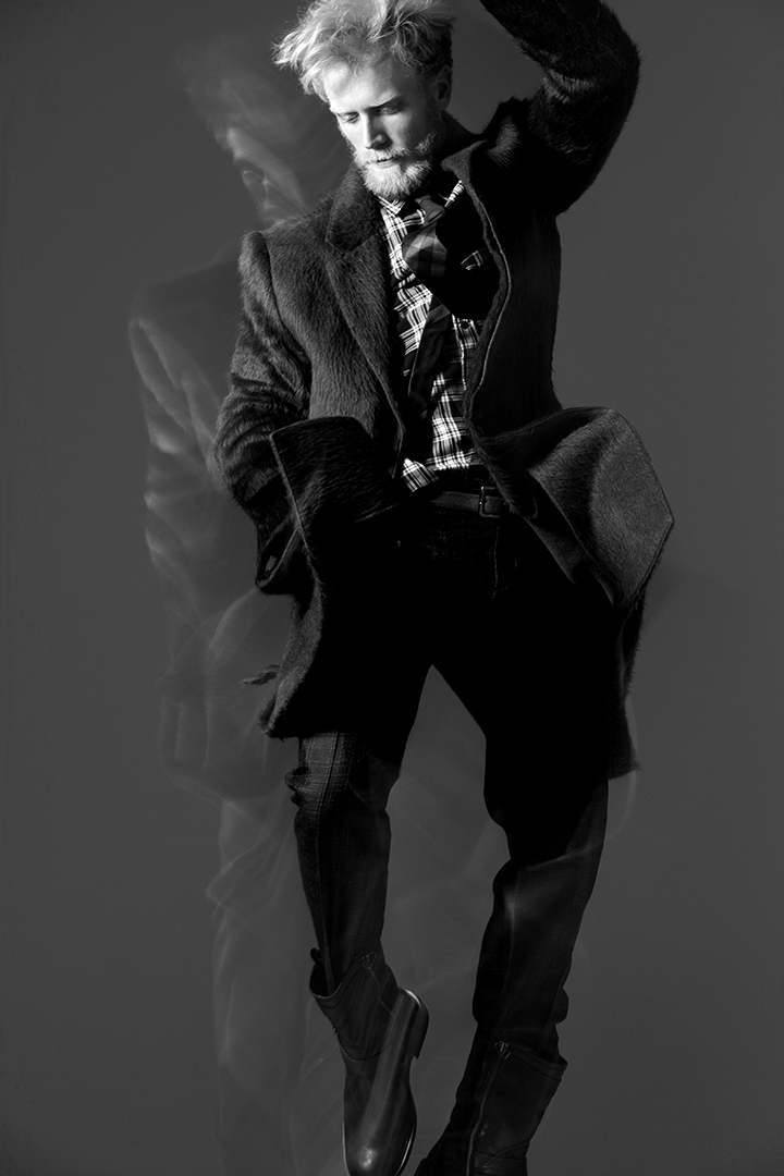 Nicola Vallotto fashion photography photographer milan editorial lookbook blackandwhite bw film mensfashion menswear stylish posh luxury beard model