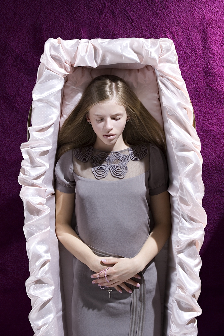 Nicola Vallotto fashion photography milan editorial metal magazine spagna death coffin stylish those are pearls that were his eyes